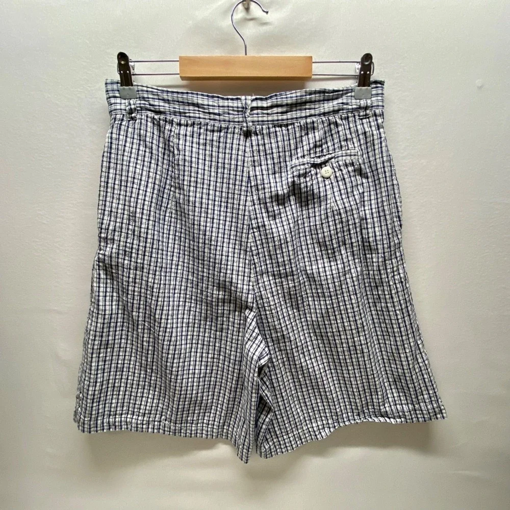 Legacy Shorts Women's‎ Junior 13 Blue White Plaid 8